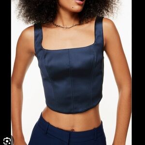 NWT Aritzia TEN by Babaton - Elevate Bustier Top (Black)